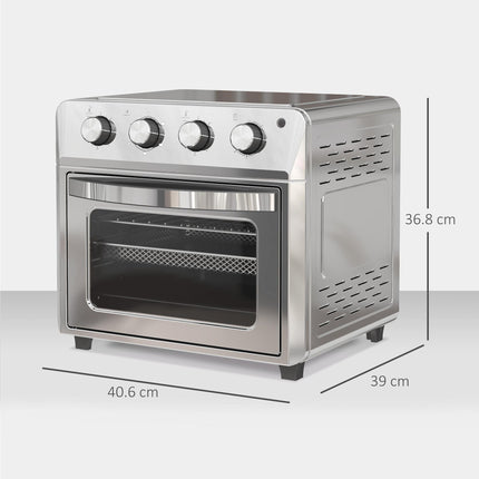 24L Air Fryer Oven, Mini Oven, Oil Free Cooking, Grill, Roast, Bake, with Adjust