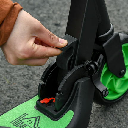 Folding Electric Scooter with Brake, 8km/h, Ages 6+ - Green