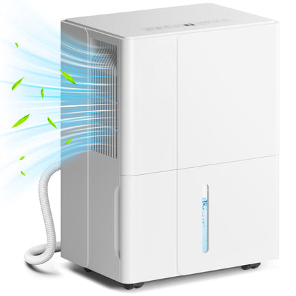 30L Dehumidifier for Clothes Drying with Timer and Filter - White