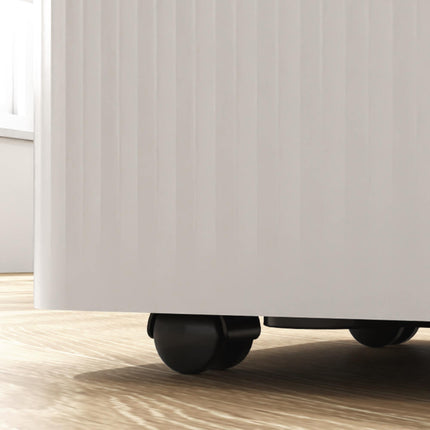 12L/Day Dehumidifier with 2L Tank, Continuous Drainage, Digital Display, Timer & Child Lock for Bedroom - White