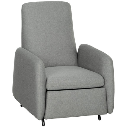 150¬∞ Manually Reclining Chair, with Footrest - Grey