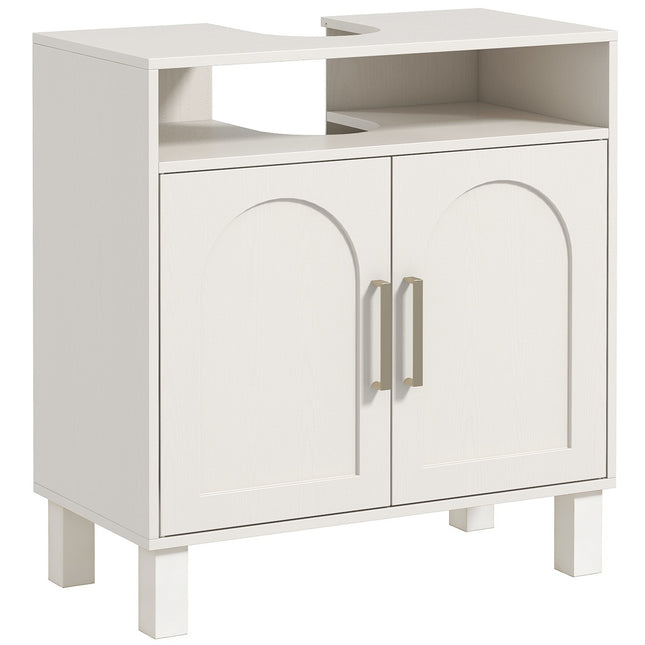 Under Sink Cabinet for Basin without Pedestal - Cream White