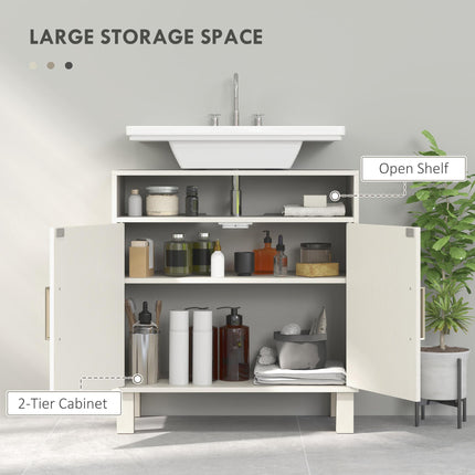Under Sink Cabinet for Basin without Pedestal - Cream White