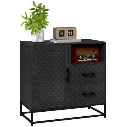 Sideboard with Adjustable Shelf, Freestanding Sideboard Storage Cabinet with Ope