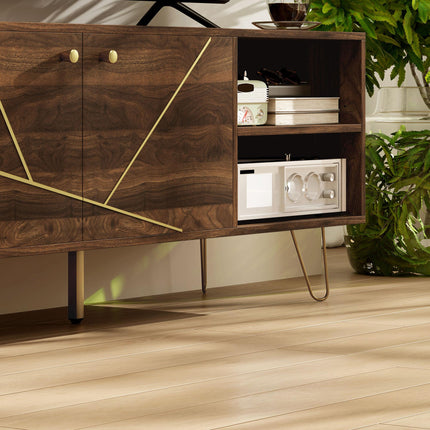 TV Stand Cabinet for up to 60 Inch TV, Modern 130cm TV Unit with Adjustable Shel