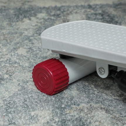 Mini Stepper Machine, with LCD Monitor, Non-Slip Pedals, Grey
