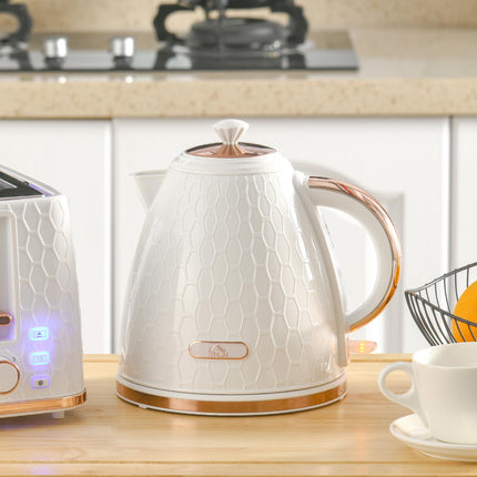 3kW Rapid Boil Honeycomb Kettle 1.7L - Cream