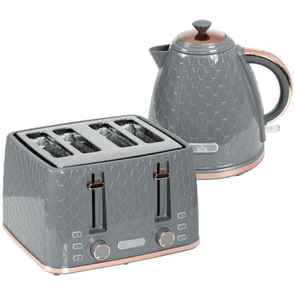 3kW Rapid Boil Honeycomb Kettle 1.7L - Grey