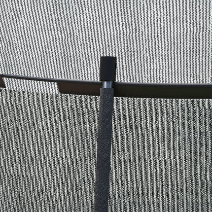 10ft Outdoor Trampoline with Enclosure Net and Spring Cover - Black