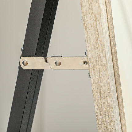 162.6 cm Two-Tone Full Length Mirror - White/Oak-Tone