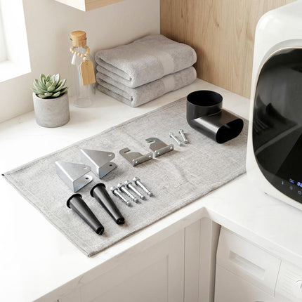 4kg Vented Tumble Dryer with Smart Mode & Deodorize, 800W Front Load Stainless Steel Tub - White