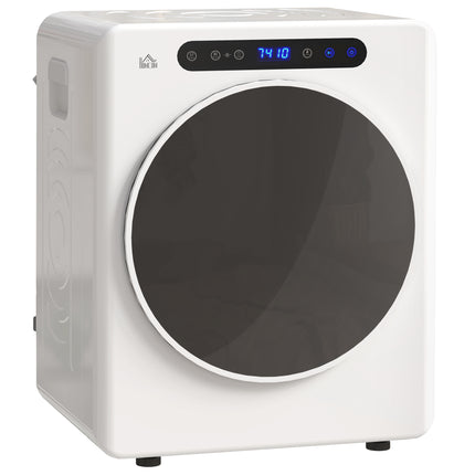 4kg Compact Tumble Dryer with 40-60℃ Adjustable Temperature - White
