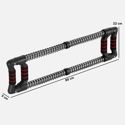 Chest Expander, with 10-50kg Adjustable Resistance, for Home Gym, Office, Travel Workout