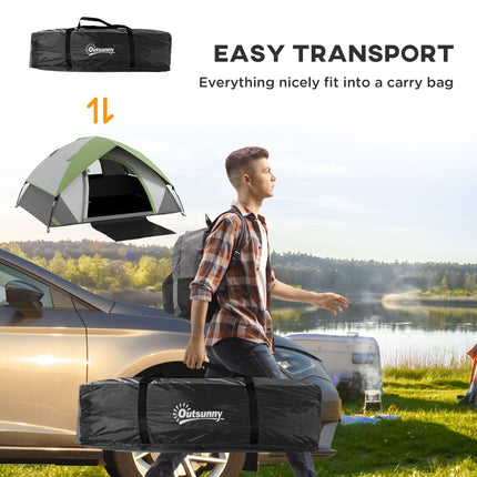 Camping Tent with Inflatable Mattress and Camping Chair, 2-3 Person Dome Tent With Inflatable Mattress And Camping Chair 2 3 Person Dome Tent Wi