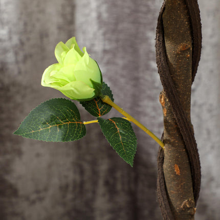 Set of Two Faux Rose Trees - Green
