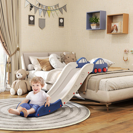 Kids Slide for Couch, Bed, Sofa with Extended Length and Easy Assembly - White and Blue