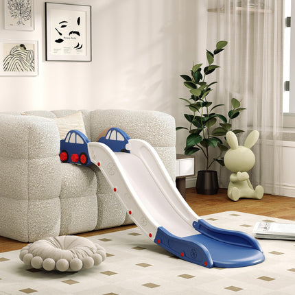 Kids Slide for Couch, Bed, Sofa with Extended Length and Easy Assembly - White and Blue