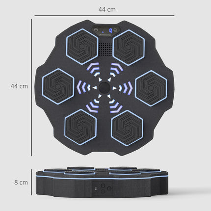 Music Boxing Machine, Smart Bluetooth Boxing Machine Wall Mounted with 9 Speeds