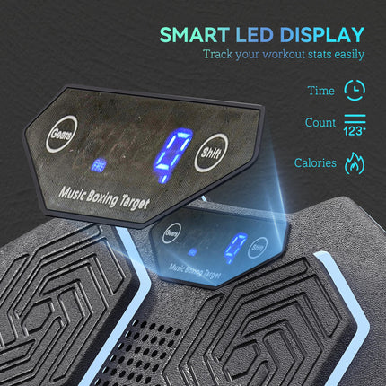 Music Boxing Machine, Smart Bluetooth Boxing Machine Wall Mounted with 9 Speeds