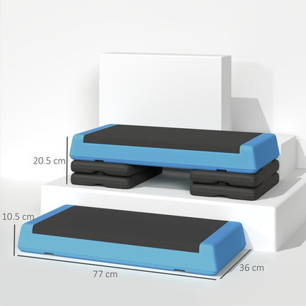 Adjustable Fitness Stepper, with Non-Slip Surface, for Home, Gym, Office Workout