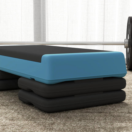 Adjustable Fitness Stepper, with Non-Slip Surface, for Home, Gym, Office Workout