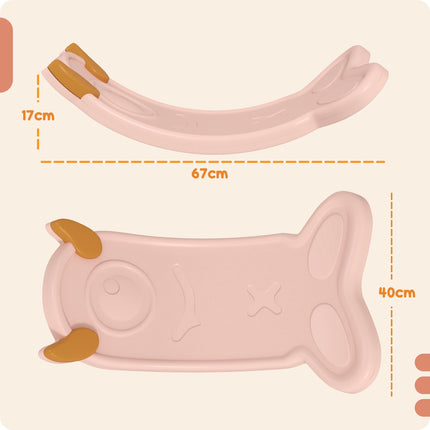 Kids Balance Board for Balance Training & Sensory Play - Pink