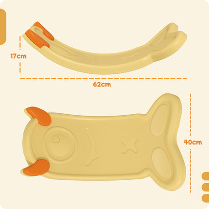 Kids Balance Board for Training & Sensory Play - Yellow