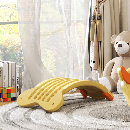 Kids Balance Board for Training & Sensory Play - Yellow