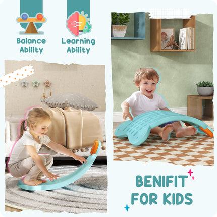 Kids Balance Board for Training & Sensory Play - Light Blue