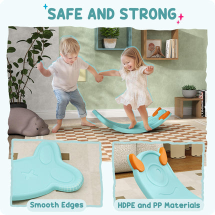 Kids Balance Board for Training & Sensory Play - Light Blue