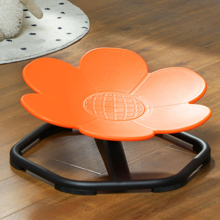 Sensory Spinning Chair for Autism Kids with Non-Slip Base - Orange