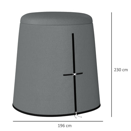 Egg Chair Protective Cover Weather Resistant Oxford Fabric - Grey