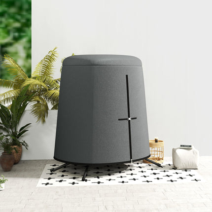 Egg Chair Protective Cover Weather Resistant Oxford Fabric - Grey