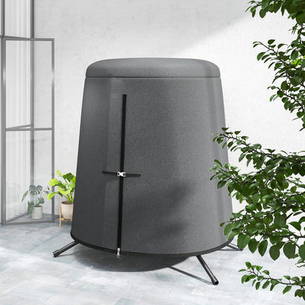Egg Chair Protective Cover Weather Resistant Oxford Fabric - Grey