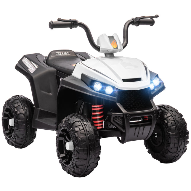 12V Kids Electric Quad Bike w/ Spring Suspension System, Forward, Backward, LED
