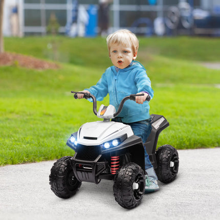 12V Kids Electric Quad Bike w/ Spring Suspension System, Forward, Backward, LED