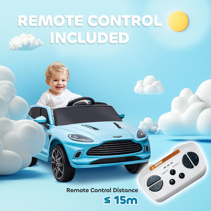 Aston Martin DBX Licensed Battery Powered Kids Electric Car, 12V Kids Ride on Ca