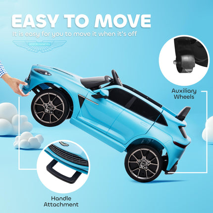 Aston Martin DBX Licensed Battery Powered Kids Electric Car, 12V Kids Ride on Ca