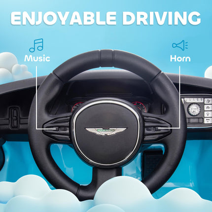 Aston Martin DBX Licensed Battery Powered Kids Electric Car, 12V Kids Ride on Ca