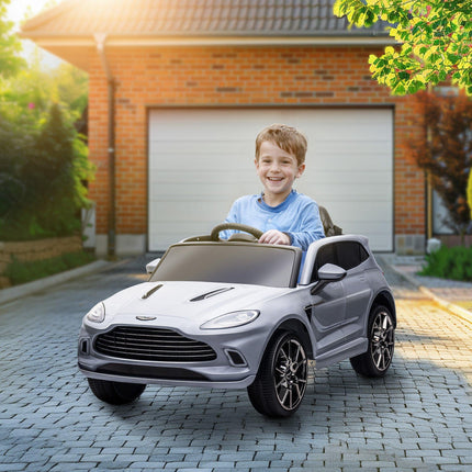 Aston Martin DBX Licensed Battery Powered Kids Electric Car, 12V Kids Ride on Ca