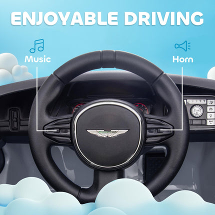 Aston Martin DBX Licensed Battery Powered Kids Electric Car, 12V Kids Ride on Ca