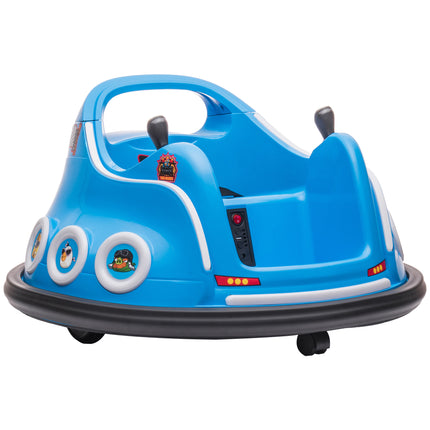 Angry Bird Licensed Waltzer Car, 12V Kids Bumper Car w/ Joysticks, Remote, Music