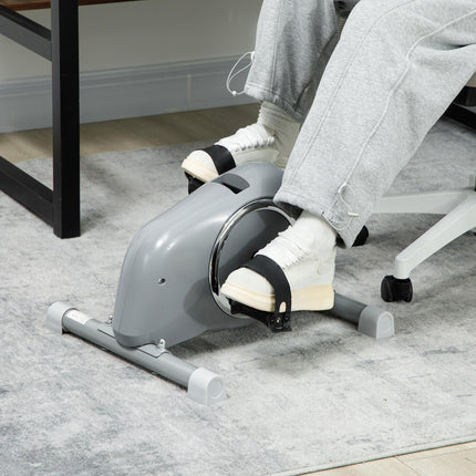 Mini Exercise Bike with 8-Level Magnetic Resistance and LCD Display - Grey