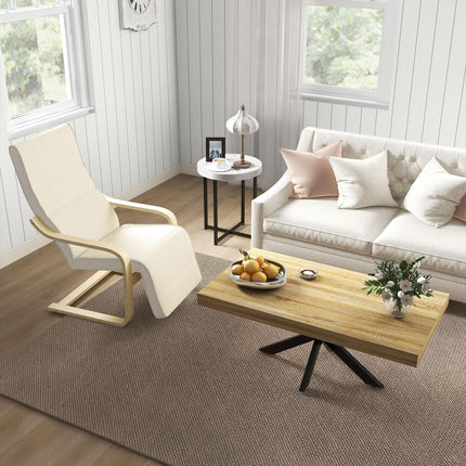 Set of 2 Round Side Table with Metal Legs, Modern End Table Bedside Table for Li