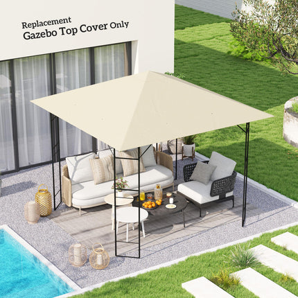 3 x 3 Metre Gazebo Canopy Replacement Set UPF30+ - Cream
