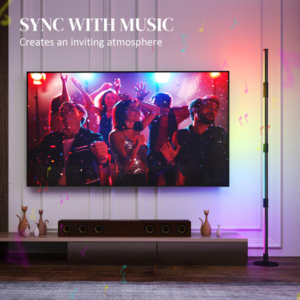 LED Floor Lamp, 360¬∞ RGB Detachable Corner Floor Lamp with App & Remote Control