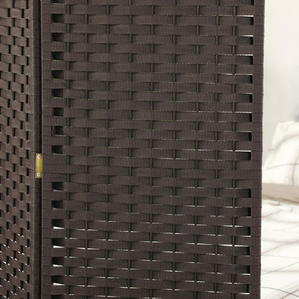 4 Panel Folding Room Divider, Freestanding Privacy Screen for Living Room, Bedro