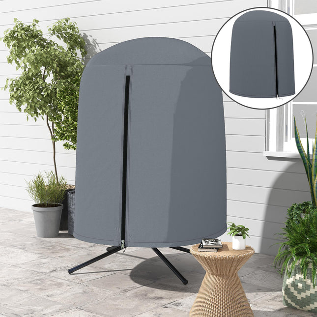 190 x Œ¶128cm Hanging Egg Chair Furniture Cover - Grey