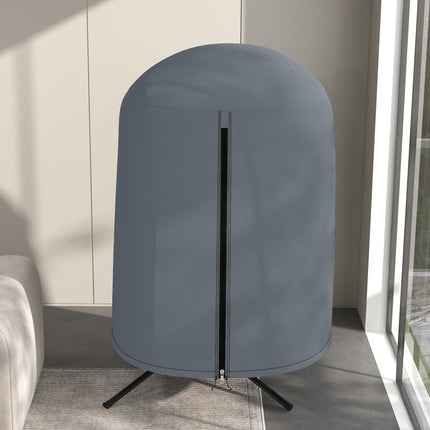 190 x Œ¶128cm Hanging Egg Chair Furniture Cover - Grey