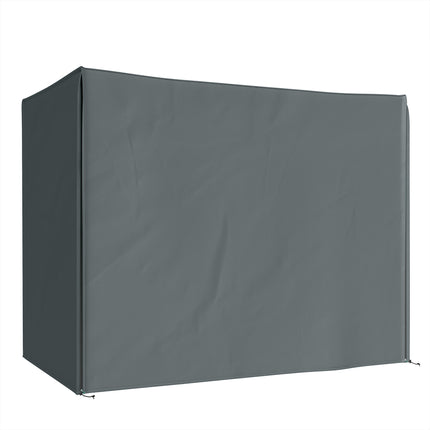 Three-Seater Waterproof Swing Chair Cover with Drawstring - Grey